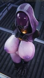 1girls 3d alien alien_girl alien_humanoid arms_behind_back big_breasts bioware blender breasts breasts_focus breasts_out cooking exposed_breasts female female_focus female_only food helmet helmet_with_visor hood huge_breasts indoors kitchen large_breasts large_thighs looking_up mask masked masked_female mass_effect mass_effect_2 mass_effect_3 mostly_nude naked naked_female nbtqa nude nude_female partially_clothed purple_body purple_skin purple_skinned_female quarian solo solo_female tali'zorah_nar_rayya tits_out wide_hips wide_thighs