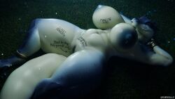 1girls 3d alternate_version_available anthro areolae big_areola big_breasts blue_areola body_writing breasts breasts_bigger_than_head closed_eyes crocodilian curvaceous curvy curvy_figure degradation_text english_text erect_nipples female female_only guidugalle guimontag heart huge_breasts kroxigor kroxigor_(vulgarvictor) musclegut nude on_back pussy scalie sleeping solo solo_female tail text thick_tail thick_thighs voluptuous voluptuous_female warhammer_(franchise) warhammer_fantasy wide_hips