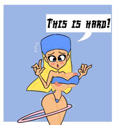 big_breasts blonde_female blonde_hair blonde_hair_female breasts_out breasts_spilling_out breasts_too_big breasts_too_big_to_fit inconvenient_breasts inconvenient_tits lindsay_(tdi) looking_at_breasts looking_at_own_breasts looking_down looking_down_at_breasts looking_down_at_self small_top strawberriegirl tight_fit tight_fitting_clothing tits_too_big too_big_breasts too_big_for_clothing too_big_to_fit too_small too_small_clothes too_thicc too_thicc_to_fit too_tight total_drama_island undersized_clothes undersized_clothing wardrobe_malfunction