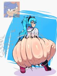 hatsune miku from sonic racing crossworlds by luizinbk