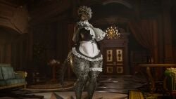 1girls 3d alternate_version_available anthro argonian ass ass_bigger_than_head bethesda_softworks big_ass big_breasts big_butt breasts breasts_bigger_than_head bubble_butt clothing curvaceous curvy curvy_figure female female_only guidugalle guimontag horns huge_ass huge_breasts lusty_argonian_maid maid maid_uniform mostly_clothed reptile scalie skyrim solo solo_female tail the_elder_scrolls thick_thighs voluptuous voluptuous_female wide_hips yellow_eyes