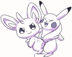 butt buttjob chinchilla cum from_behind fur furry minccino mincheeto penis pikachu pokémon_(species) pokemon pokemon_(species) tagme tail