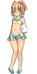 1boy androgynous ball bikini bulge coin_rand crossdressing femboy male male_only rand_(artist) solo trap