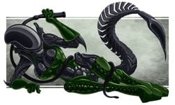 alien boots breasts fangs female_xenomorph latex notorious84 tail vagina whip xenomorph