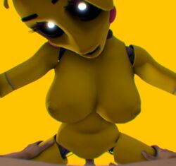 2015 3d animatronic areola big_breasts breasts chica_(disembowell) erect_nipples erection female five_nights_at_freddy&#039;s five_nights_at_freddy&#039;s_2 human machine male mammal mechanical nipples no_reset nude penetration penis robot sex toy_chica_(fnaf) vaginal_penetration video_games