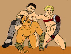 crixus spartacus spartacus:_blood_and_sand tranetrax varro yaoi