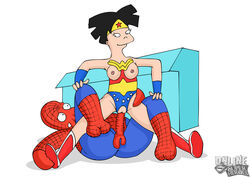 amy_wong cosplay dc female futurama human male marvel marvel_comics nipples online_superheroes spider-man_(cosplay) spider-man_(series) straight wonder_woman_(cosplay) zoidberg