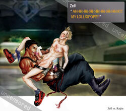 final_fantasy final_fantasy_viii human male male_only multiple_males penis raijin_(ff8) yaoi zell_dincht