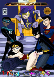 all_fours batman batman_(series) bent_over dc dc_comics dcau doggy_style female from_behind green_lantern green_lantern_(series) green_lantern_corps interspecies john_stewart justice_league justice_league_unlimited pointy_chin princess royalty superman superman_(series) tagme wonder_girl_(diana_prince) wonder_woman wonder_woman_(series)