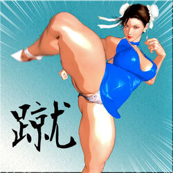 1girls 3d chun-li crusader female female_only solo street_fighter tagme