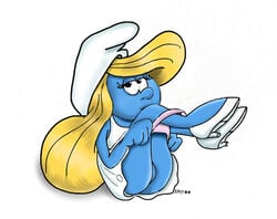 2000 amh blue_skin smurfette tagme the_smurfs