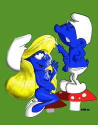 2000 amh cum smurfette tagme the_smurfs