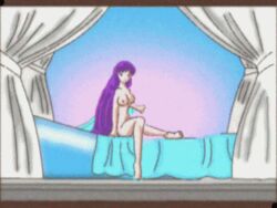 animated athena_(saint_seiya) purple_hair saint_seiya saori_kido tagme