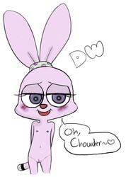 anthro chowder female female_only front_view huge_eyes huge_head panini solo tagme toony