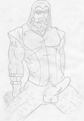 1boy dc green_arrow justice_league male_only oliver_queen sketch solo