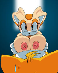 anthro cream_the_rabbit female fox interspecies jmynstyx male oral rabbit sonic_(series) straight tagme tails