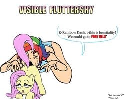 1800 fluttershy_(mlp) friendship_is_magic humanized megasweet my_little_pony rainbow_dash_(mlp) smooth_skin tagme yuri