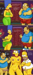 color comic_book_guy comics-toons female homer_simpson human male marge_simpson multiple_males the_simpsons