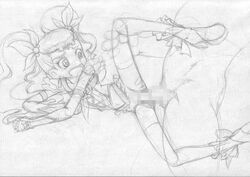 censored clothed_sex clothing kuro3 kurumi_mimino magical_girl milky_rose pretty_cure stockings yes!_precure_5