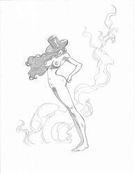 dc keith_dotson monochrome smooth_skin tagme zatanna