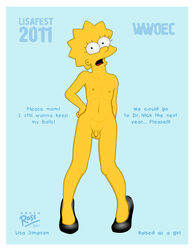 1futa darth_ross dickgirl futa_only futanari human intersex lisa_simpson solo the_simpsons yellow_body