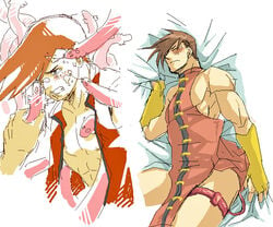 capcom gay male male_only multiple_males street_fighter tagme yang_(street_fighter) yaoi