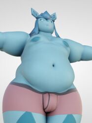 3d bulge eeveelution glaceon penis pokémon_(species) pokemon pokemon_(species) pokemon_only robuttschei