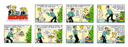 blondie_(comic) blondie_bumstead casual christmas clothing comic_strip dagwood_bumstead edit female human male nudist pale_skin tagme