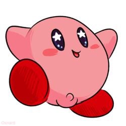 kirby kirby_(series) male male_only nintendo nishi penis simple_background solo video_games