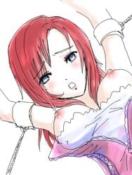 bondage breast breasts disney female kairi kingdom_hearts lowres nipples no_bra red_hair square_enix straight_hair