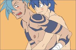 2boys gay kamina male male_only multiple_males simon_(tengen_toppa_gurren_lagann) tagme tengen_toppa_gurren_lagann yaoi