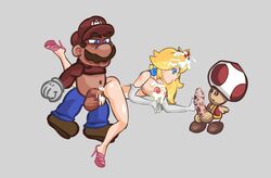 female human ivan_aedler male mario mario_(series) nintendo peach's_untold_tale playshapes princess_peach straight toad_(mario)