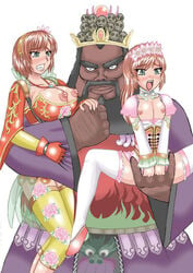 dong_zhuo dynasty_warriors female human male straight sun_shang_xiang tagme xiao_qiao