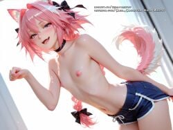 1boy ai_generated astolfo_(fate) color colored fate/grand_order fate_(series) femboy hell-pantsu hi_res light-skinned_male male male_only solo