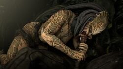 female yautja from alien (franchise) by margevonn