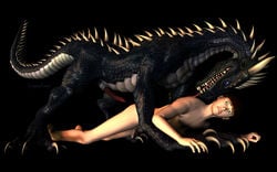 3d dragon dragonfood erection gay human interspecies licking male penis tongue