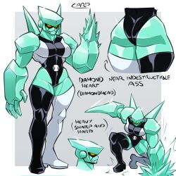 diamondhead from ben 10 by carpinchor