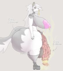 alt alternate_version animal_tail anthro ass_bigger_than_head big_balls big_butt big_lips black_nails cock collar ear_piercing erburn evil_container eyebrow_piercing eyeliner fishnet_legwear fishnets flared_penis futanari gold_jewelry gray_fur helluva_boss horsecock horsecock_futa horsecock_on_humanoid hyper_butt hyper_penis lip_ring long_hair loona_(helluva_boss) meme_reference musk musk_clouds musky_cock nasty nipple_piercing platform_heels red_eyes smegma smell smelly smelly_cock solo spiked_collar stinky tail text thick_cum thick_thighs yellow_cum