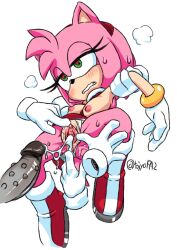 amy rose from sonic (series) by artist request