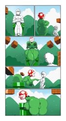 piranha plant from mario (series) by turboranger