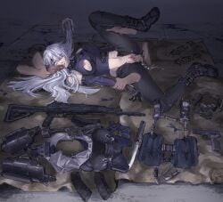 321714-chan ak-15_(girls'_frontline) censored clothed clothed_sex cum cum_in_pussy death defeated defeated_heroine displayed empty_eyes female_death girls'_frontline mechabare military necrophilia rape raped ripped_clothing straight