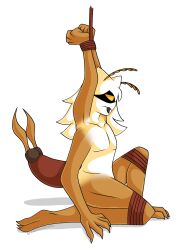 bug dermo tied_up white_body white_hair