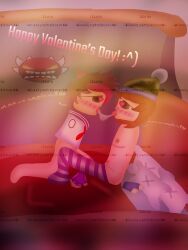 2boys beat_saber bed bedroom bedroom_setting blush brown_hair extreme_demon femboy french_kissing fuck_me_eyes gay gay_sex geometry_dash heart_shaped_pupils ibispaint ibispaint_(artwork) ibispaintx making_out moaning moaning_in_pleasure multiplayer_(beat_saber) no_sex_(yet) purple_hair sex sherbet_(beat_saber_oc) sherbytes_(beat_saber) tibytes tongue tongue_out trans_man trans_man_(lore) transmasc valentine's_day valentines_day window_certains