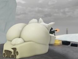 3d 3d_animation animated anthro arctic_fox arctic_fox_head_(roblox) ass balls ballsack big_ass bubble_ass bubble_butt femboy huge_ass jiggle_physics jiggling_ass jiggling_butt male male_only muitetul remake roblox robloxian sniper_rifle solo sound sound_effect sound_effects tagme thick_thighs video weapon white_fur
