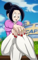 chichi from dragon ball by unknown artist