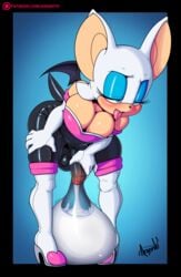 rouge the bat from sonic (series) by argento