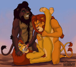 3boys anal anthro anthro_on_anthro balls beijinbeef cum cumshot disney feline fellatio furry gay kiwa kovu lion lyonlover male male_only mane masturbation muscles no_humans oral oral_sex orgasm orgy penis sex simba the_lion_king the_lion_king_ii:_simba's_pride yaoi