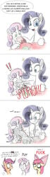 apple_bloom_(mlp) big_macintosh_(mlp) cum cum_drinking cum_everywhere cum_in_mouth cum_inside cum_on_body cum_on_face cum_on_hair cum_on_horn cum_on_penis dialogue disgusted excessive_cum fellatio friendship_is_magic my_little_pony oral oral_sex rarity_(mlp) scootaloo_(mlp) sex straight_hair swallowing