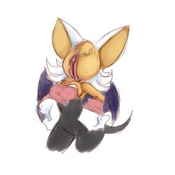 female mel_the_hybrid pussy pussy_face rouge_the_bat sega solo sonic_(series) sonic_the_hedgehog_(series)
