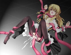 1boy anal blonde_hair male pandora_hearts rape ryu tentacle tentacle_on_male tentacle_rape vincent_nightray